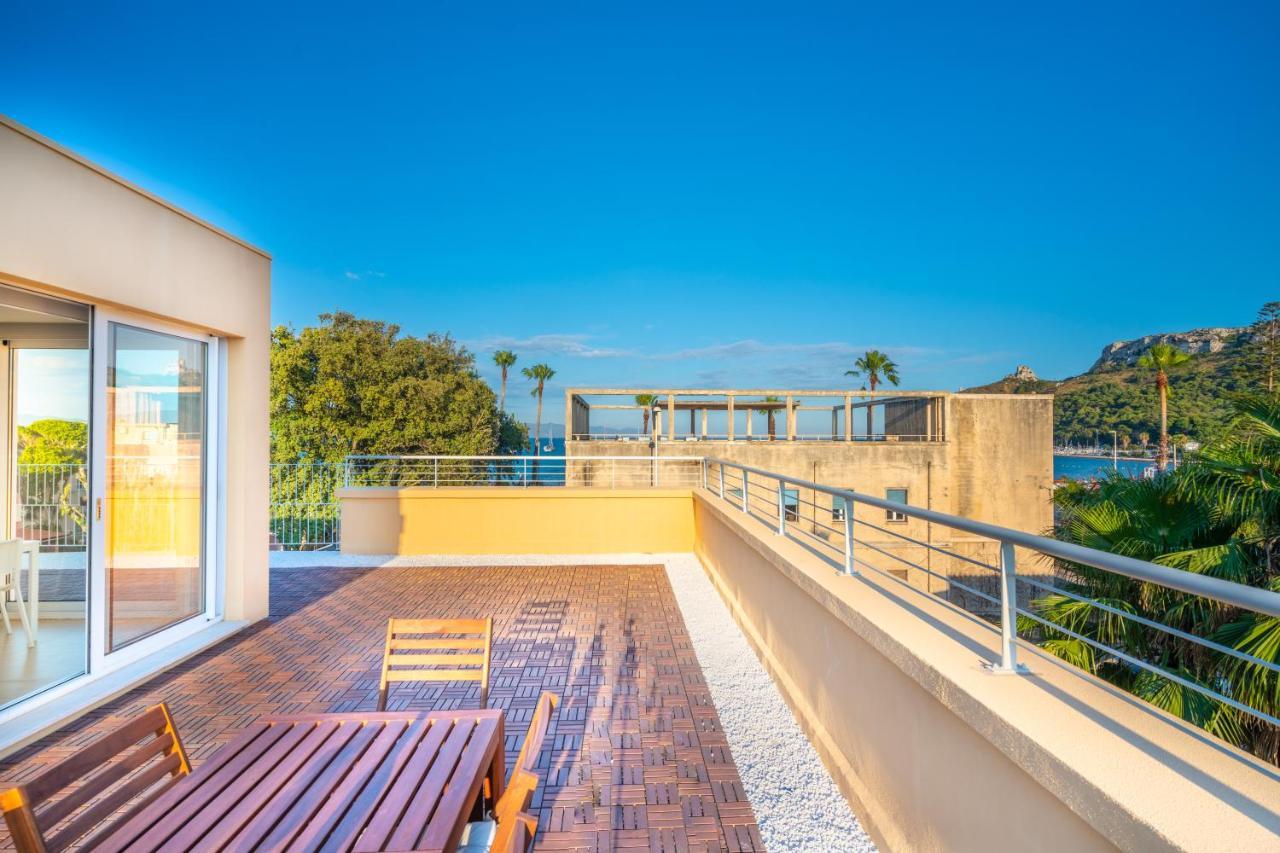 Apartamento Terrazza Sella Del Diavolo - Vista Mare - Wifi Ac Cagliari Exterior foto