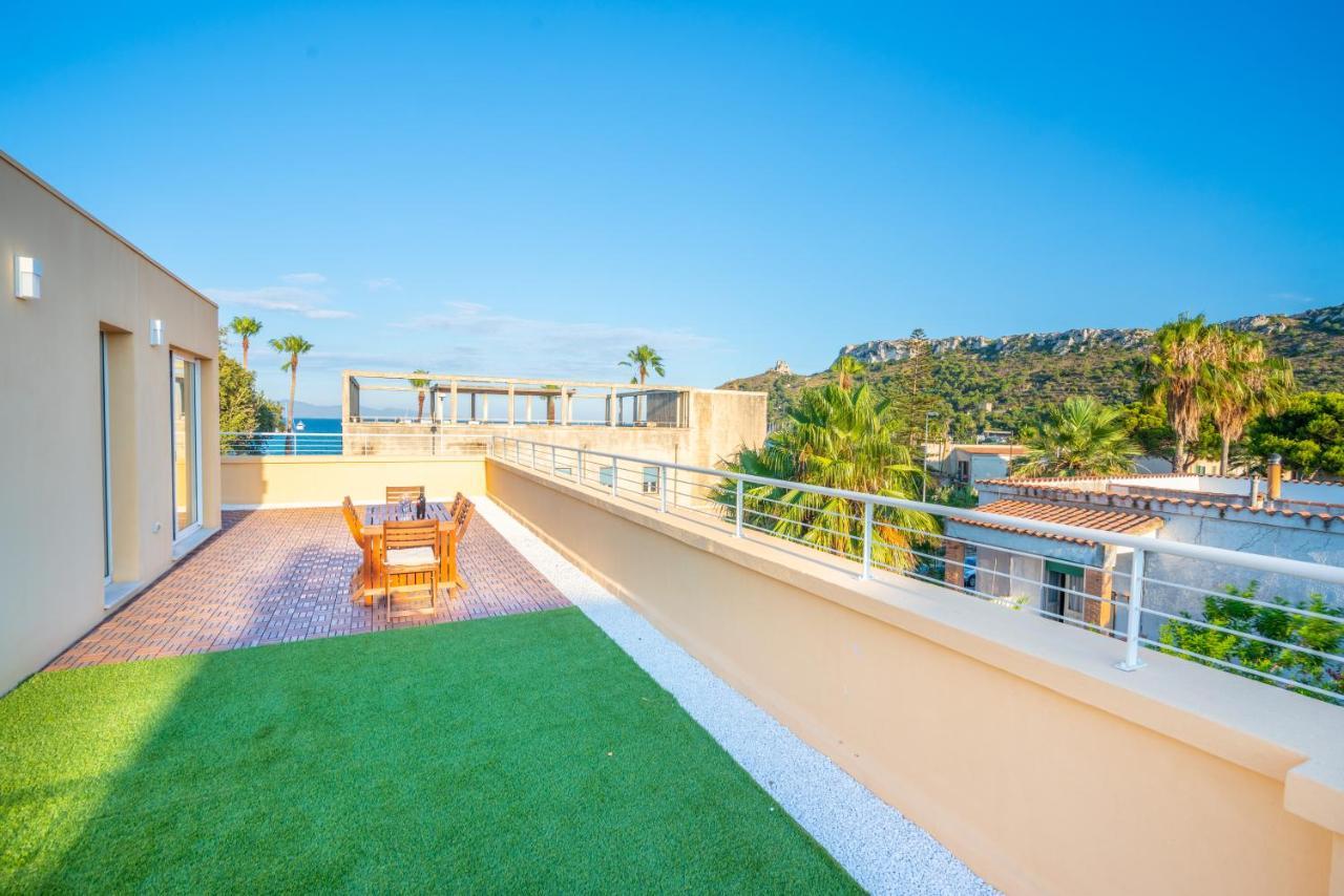 Apartamento Terrazza Sella Del Diavolo - Vista Mare - Wifi Ac Cagliari Exterior foto